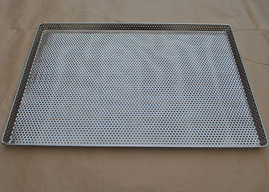 Perforated Stainless Steel Wire Mesh Tray Food Grade For Food Industry