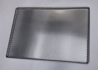 460*660 Mm Perforated Drying Stainless Steel Mesh Tray For Dry Herbs