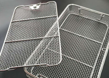 Surgical Instruments Disinfection 40X25CM Stainless Steel Basket
