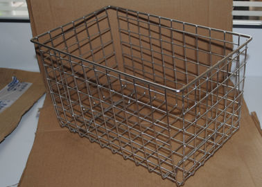 Kitchen Bathroom Rectangle 50*35*10cm Stainless Steel Basket