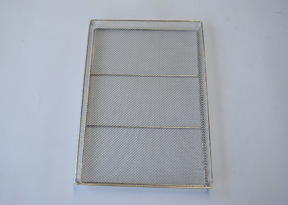 Herb Dehydration Shelf 4mm Wire Mesh Tray With Small Holes