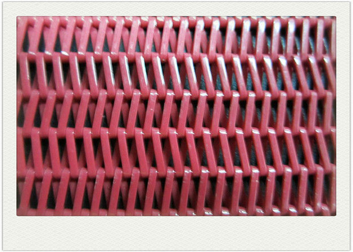 High Tension Plain Weave 100 Polyester Mesh Belt Used For Conveyor Belt