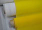 SGS FDA Silk Screen Printing Mesh 53&quot; With PET 100% Material , White / Yellow Color