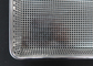 Food Grade 304 Stainless Steel Mesh Trays Flat Perforated Baking For Drying
