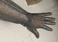 19cm Extended Cuff Chain Mail Stainless Steel Mesh Gloves For Slaughtering