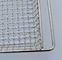 Woven wire grill mesh basket for holding glass plate stainless steel 304