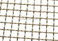 Crimped Brass Red Copper Decorative Woven Wire Mesh Aperture From 1 Micron To 5cm