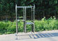 1mm SGS 201 Grade Stainless Steel Rack Trolley With Wheel