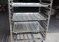 Ss201 15 Layer Bread Trolley For Fast Food Kitchen Equipment