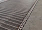 Chain Link Spiral Freezer / Drying 310 Stainless Steel Wire Mesh Conveyor Belt