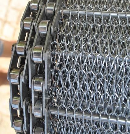 Latest company news about balanced spiral wire mesh belt with chain to Iran