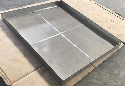 Latest company news about 80 pieces 0.6mm opening size metal mesh trays