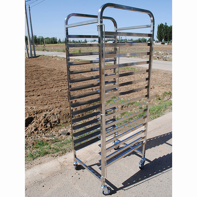 Customizable 0.6mm-1.2mm Cooling Bakery Tray Rack Trolley For Cheese Drying