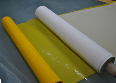 Yellow 50&quot; 72T - 55 Polyester Screen Printing Mesh For Textile Good Antistatic