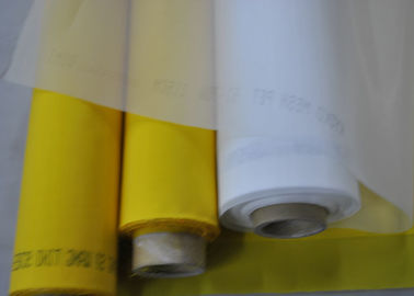 102&quot; Width White Polyester Printing Mesh With 100% Monofilament , High Tension