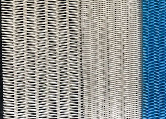 Fine Spiral Polyester Mesh Conveyor Belt With Polyester Edges