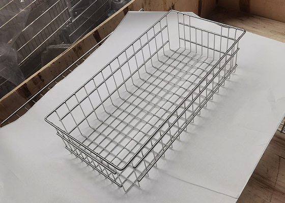 Professional 316 Stainless Steel Wire Mesh Basket Welded For Medical Cleaning