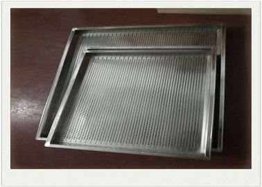 Perforated Baking Stainless Steel Wire Mesh Cable Tray Rectangular Shape Used In Oven
