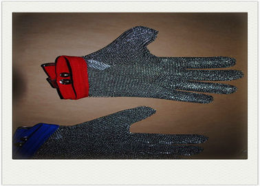 Xs Size Stainless Steel Safety Gloves Square Chain Armor Cut - Resistant