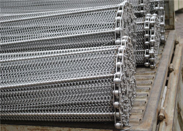 Stainless Steel Mesh Conveyor Belt , Horseshoe Wire Mesh Heat Resistance
