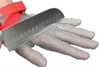 XXS-XXL 304L Protection Safty Stainless Steel Mesh Safety Gloves For Butcher High Cut Resistance