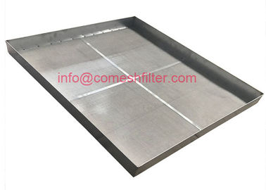 Steel Woven Wire Mesh Tray Screen Rectangular Opening 600x400mm