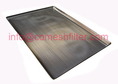 SS Screen Rectanglar Perforated Tray , Stainless Steel Mesh Tray