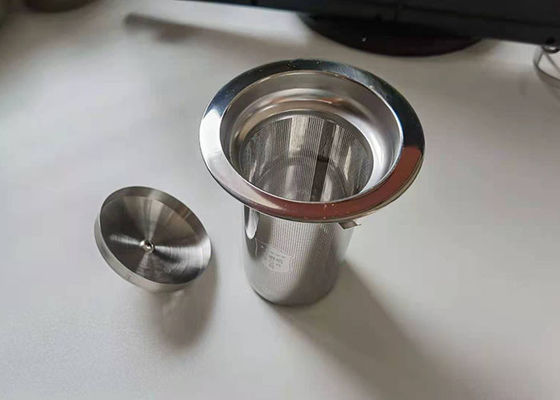 5cm Reusable Sus304 FDA Metal Tea Strainer With Lid