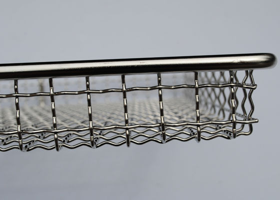 60*40*2.5cm Weave 1.5mm Metal Mesh Tray For Drying Herbs