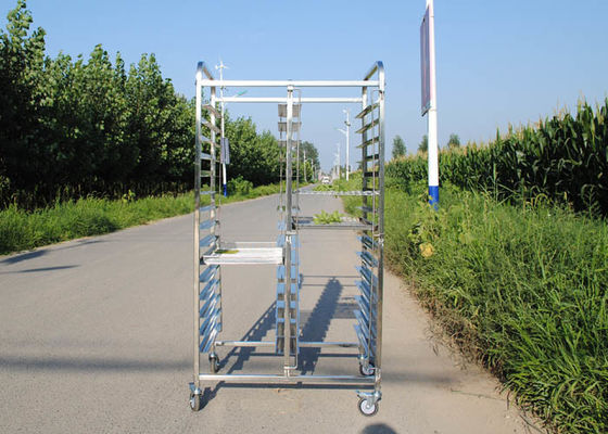 Kitchen Equipment SGS 316L 0.8mm Stainless Steel Food Trolley