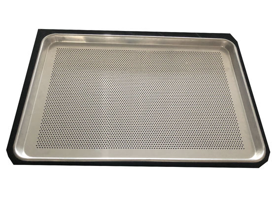Good price 60x40cm Food Grade  Perforated Aluminium Baking Tray Pan Sheet Wear resistance online