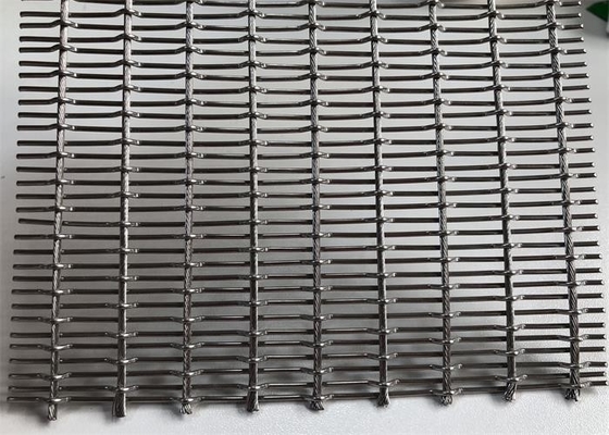 Good price Stainless Steel 304 Architectural Woven Mesh Decorative Crimped online