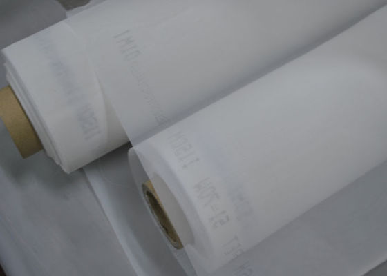 Good price White 150T Polyester Screen Printing Mesh 87 Inch for PCB Printing online