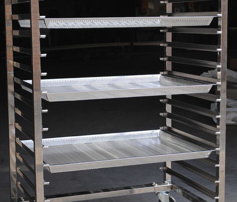 Good price Customizable Stainless Steel Rack Trolley With Wheel Width & Number Of Shelves online