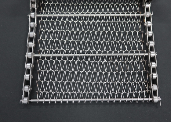 Good price 304 Stainless Steel Balanced Weave Conveyor Belt Bread Baking Chain Link Wire Mesh online