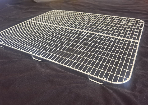 Good price Custom Size 304 Stainless Mesh Tray With Legs For Drying Pet Food online