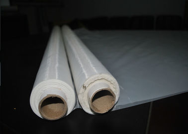 Good price White Color Monofilament Polyester Mesh For Screen Printing , Easy To Clean online