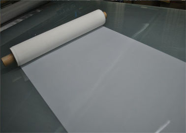 Good price High Tensile 120 Mesh Polyester Printing Mesh With Acid Resistant , White Color online