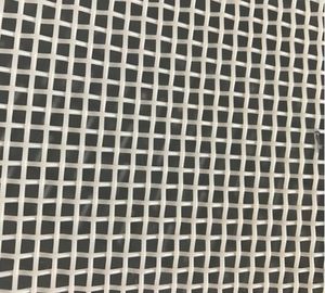 Good price White 3X3mm Polyester Plain Weave Mesh Belt , Edge Melting Treatment online