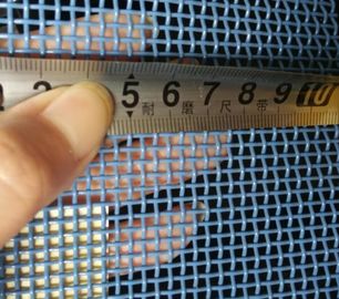 Good price Blue Square Hole Polyester Mesh Belt , Food Industries Drying , Washing And Conveyor online