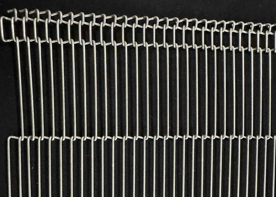 Good price Professional 304 316 Stainless Steel Flat Flex Ladder Wire Mesh Conveyor Belt For Chocolate Enrober online