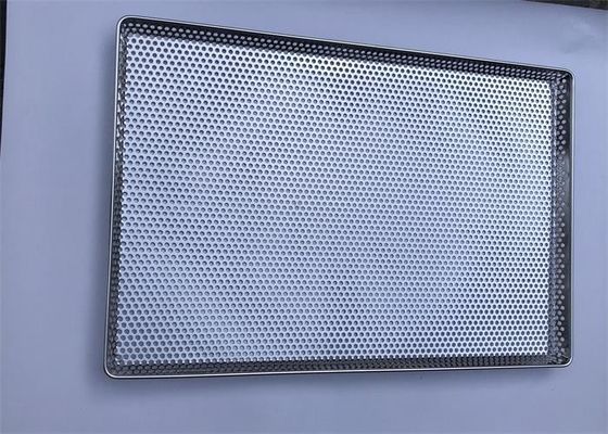 Good price Customized Size Food Grade Drying Perforated Baking Tray Stainless Steel For Oven online