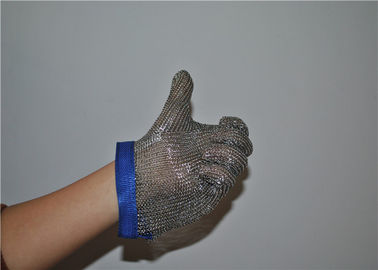 Good price Stainless Steel Mesh Safety Gloves , Kitchen Safety Meat Slicer Gloves online