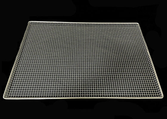 Good price Food Grade 18x26 Inches Stainless Steel 316 Metal Welded Perforated Drying Trays For Herb online