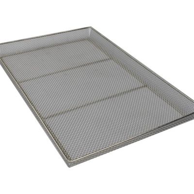 Good price Stainless Steel 304 Metal Wire Mesh Tray Sheet Metal Sheet Drying Tray For Dehydrator Dryer online