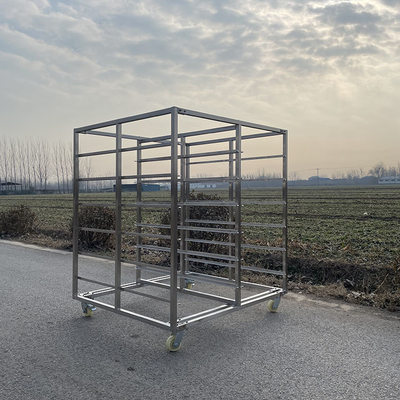 Good price Convenient Durable Stainless Steel Tray Trolley with 10 Tiers Height mm 765 965 1300 1350 1475 1725 1750 online