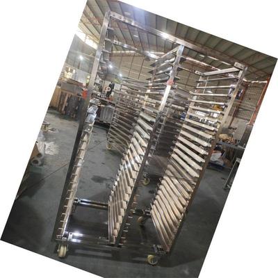 Good price Load-bearing Capacity Customized 304 Stainless Steel Tray Rack Trolley Drying Trolley For Drying Room online
