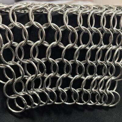 Good price Large Ring Welded Mesh Stainless Steel Metal Chain Mail Welded Ring Mesh Curtain online