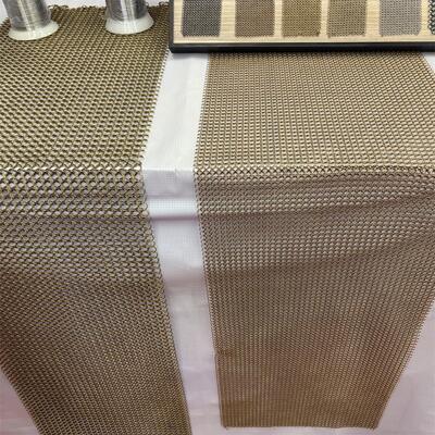 Good price Gold Color Stainless Steel Decorative Chain link Ring Mesh Chainmail Ring Screen online