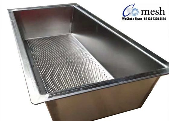 Good price Heavy Duty Stainless Steel Perforated Metal Tray 2mm Thickness For Making Cheese online